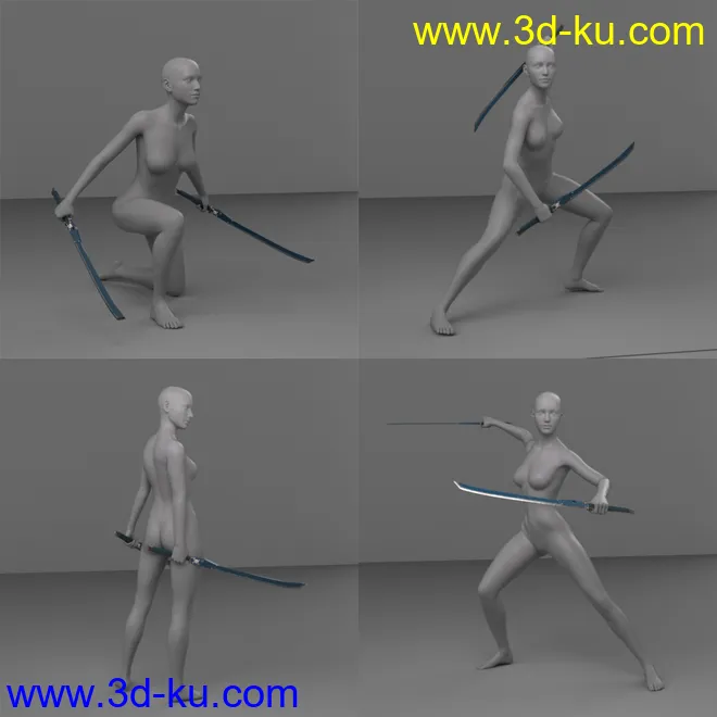 Neo Katana and Poses for Genesis 8 Female(s)模型的图片10