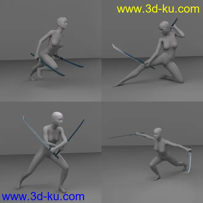 Neo Katana and Poses for Genesis 8 Female(s)模型的图片11