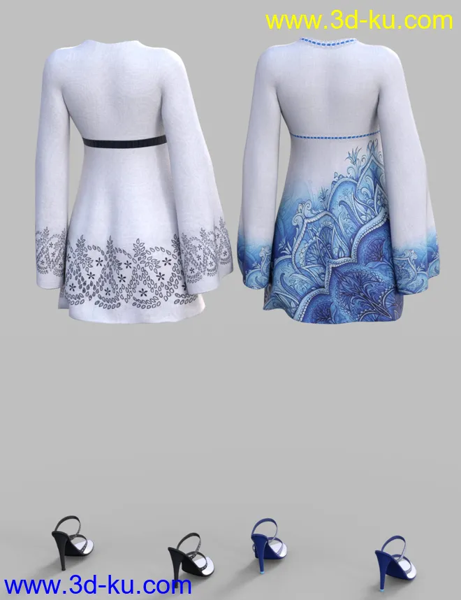 New Age Shift Dress模型的图片9