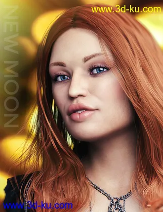 3D打印模型New Moon HD For Genesis 8 Female的图片