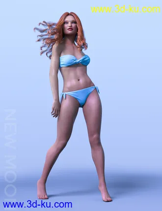3D打印模型New Moon HD For Genesis 8 Female的图片
