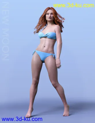 3D打印模型New Moon HD For Genesis 8 Female的图片