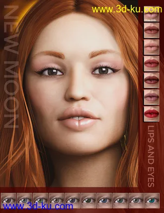 3D打印模型New Moon HD For Genesis 8 Female的图片