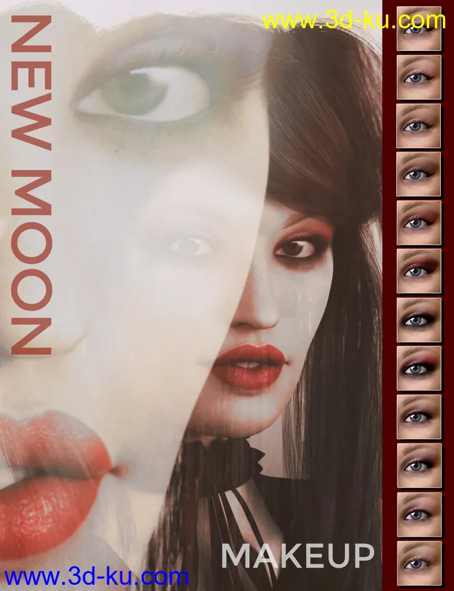 New Moon HD For Genesis 8 Female模型的图片13