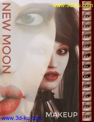 3D打印模型New Moon HD For Genesis 8 Female的图片