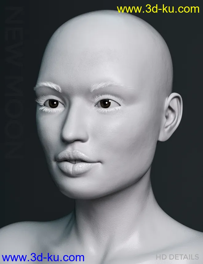 New Moon HD For Genesis 8 Female模型的图片14