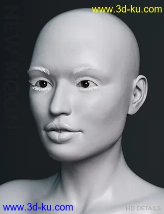 3D打印模型New Moon HD For Genesis 8 Female的图片