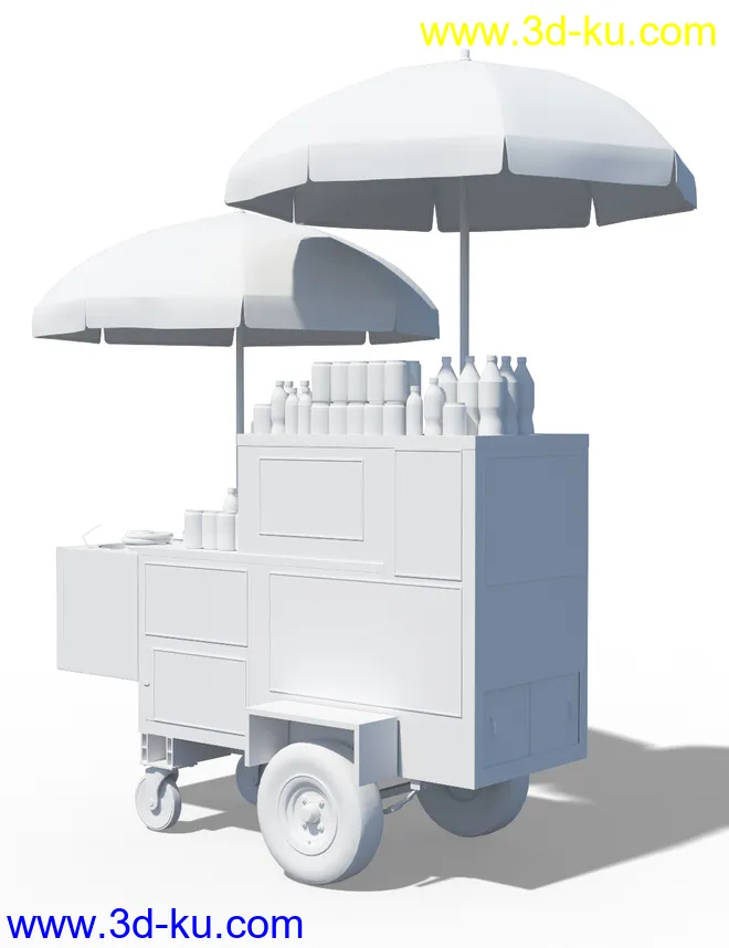 New York Hot Dog Cart模型的图片7