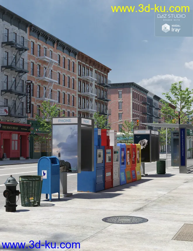 New York Street Props模型的图片1