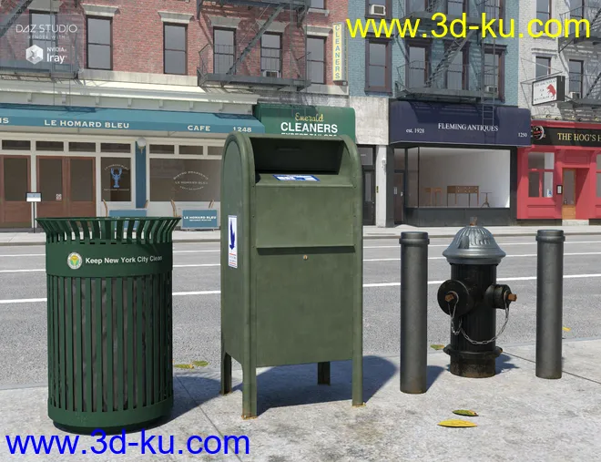New York Street Props模型的图片3