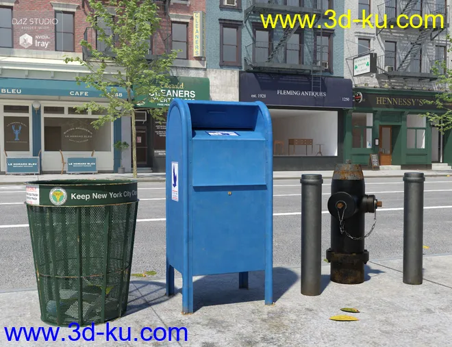 New York Street Props模型的图片4