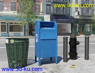 3D打印模型New York Street Props的图片