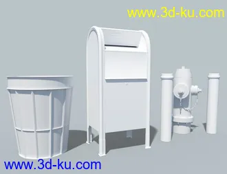 3D打印模型New York Street Props的图片