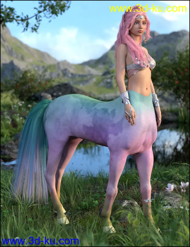 Niji for Genesis 8 Female Centaur模型的图片2