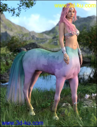 3D打印模型Niji for Genesis 8 Female Centaur的图片