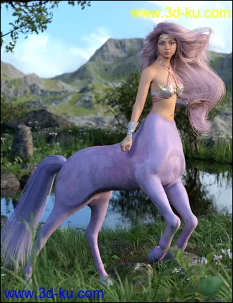 3D打印模型Niji for Genesis 8 Female Centaur的图片