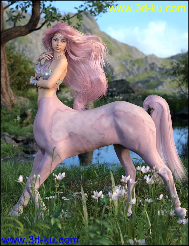 Niji for Genesis 8 Female Centaur模型的图片5