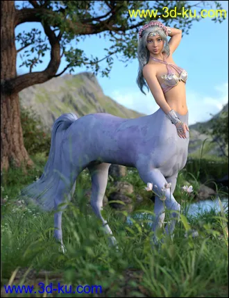 3D打印模型Niji for Genesis 8 Female Centaur的图片