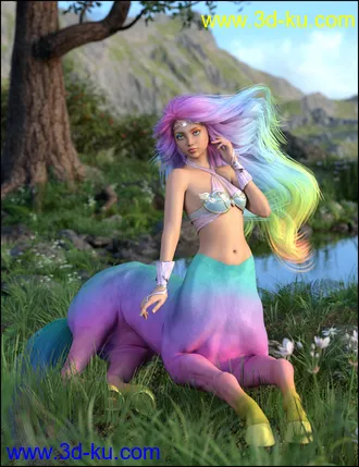3D打印模型Niji for Genesis 8 Female Centaur的图片