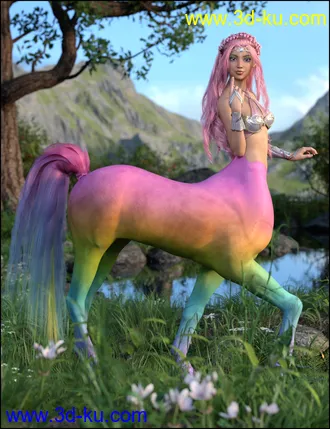 3D打印模型Niji for Genesis 8 Female Centaur的图片