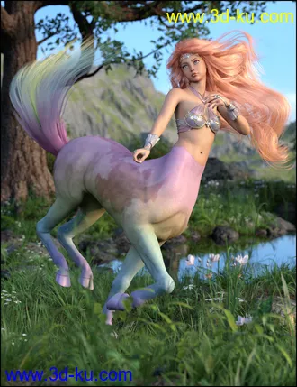 3D打印模型Niji for Genesis 8 Female Centaur的图片