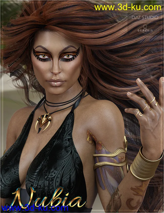 Nubia for Genesis 8 Female模型的图片1