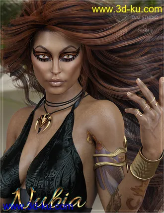 3D打印模型Nubia for Genesis 8 Female的图片