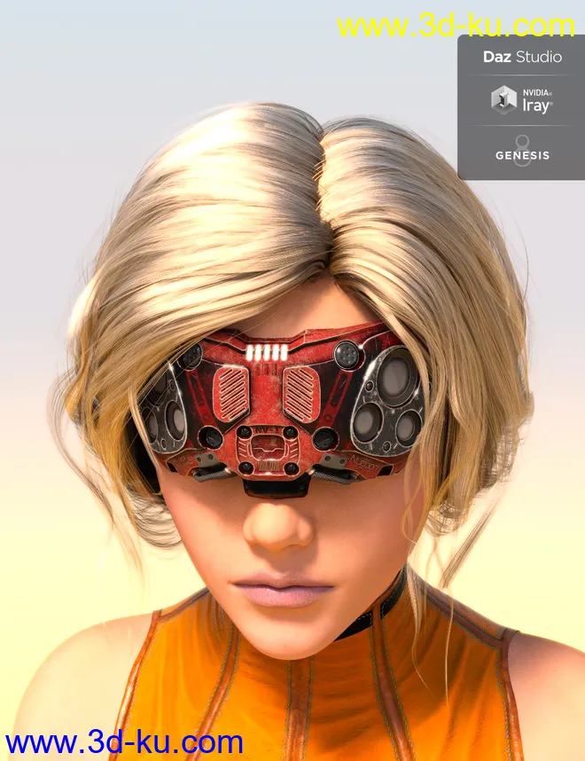 Nugoori Goggles for Genesis 8模型的图片1
