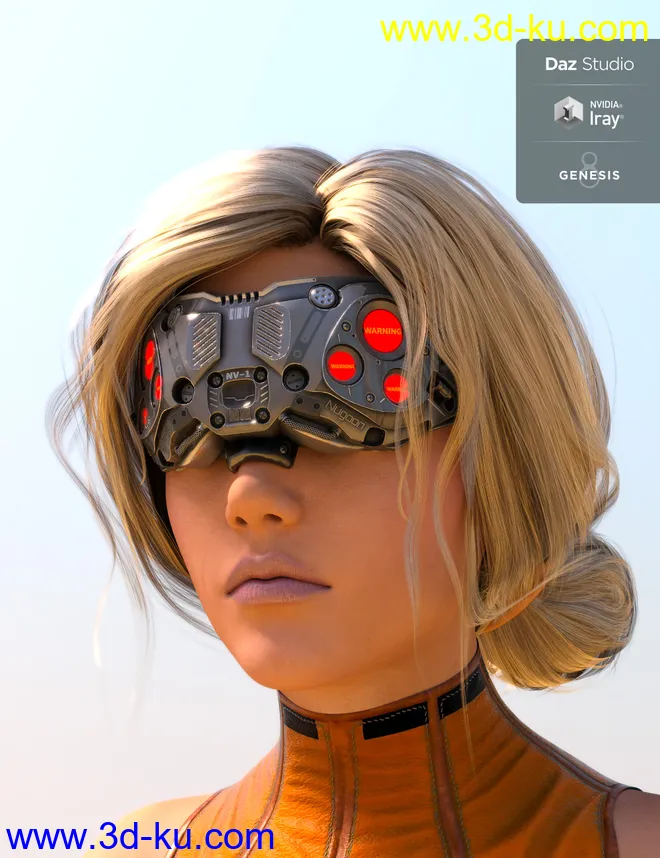 Nugoori Goggles for Genesis 8模型的图片2
