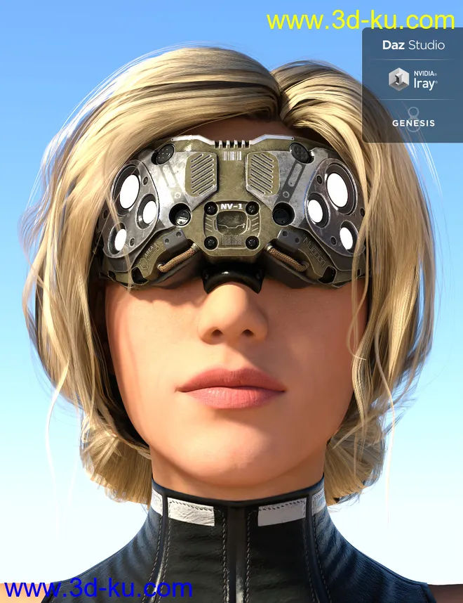 Nugoori Goggles for Genesis 8模型的图片3