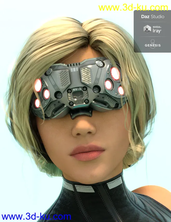 Nugoori Goggles for Genesis 8模型的图片5