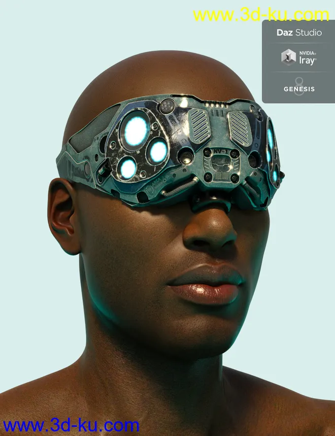 Nugoori Goggles for Genesis 8模型的图片11