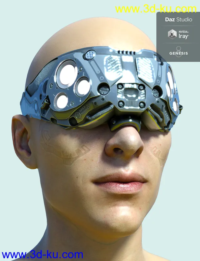 Nugoori Goggles for Genesis 8模型的图片12