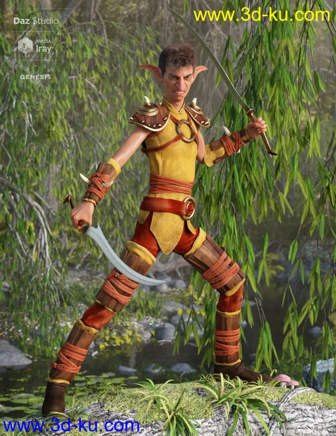 Oak Defender Outfit Textures模型的图片5