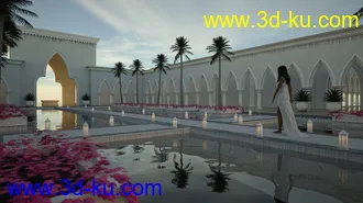 3D打印模型Oasis Temple的图片