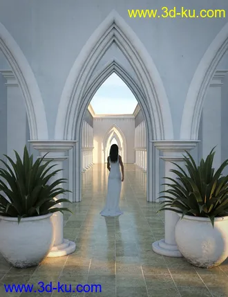 3D打印模型Oasis Temple的图片
