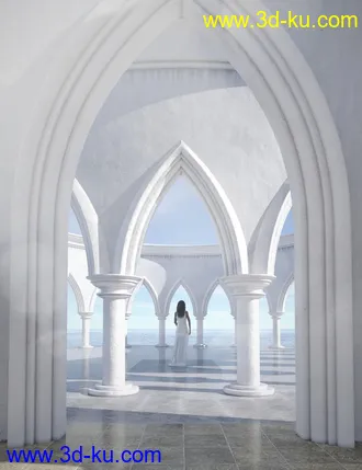 3D打印模型Oasis Temple的图片