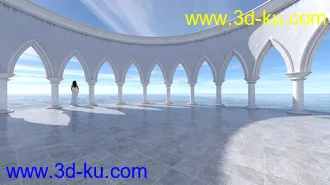 3D打印模型Oasis Temple的图片