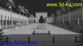 3D打印模型Oasis Temple的图片