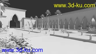 3D打印模型Oasis Temple的图片