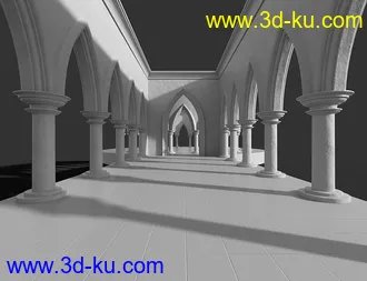 3D打印模型Oasis Temple的图片