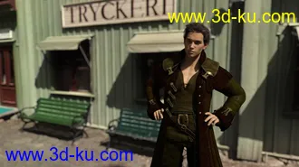 3D打印模型Old Swedish Town - DAZ Studio Iray HDRI Pack的图片