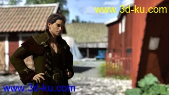3D打印模型Old Swedish Town - DAZ Studio Iray HDRI Pack的图片