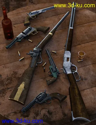 3D打印模型Old West Firearms Vol 1的图片