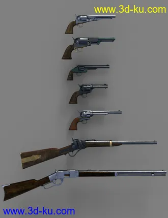 3D打印模型Old West Firearms Vol 1的图片