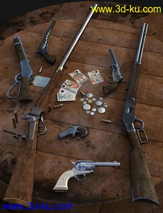 3D打印模型Old West Firearms Vol 2的图片