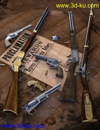 3D打印模型Old West Firearms Vol 3的图片