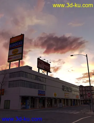 3D打印模型Orestes Iray HDRI Skydomes - Vanilla Evening的图片