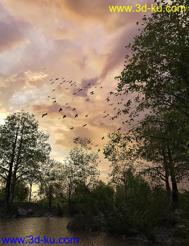 Orestes Iray HDRI Skydomes - Vanilla Evening模型的图片7