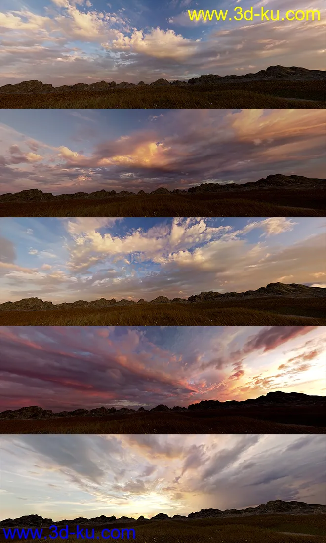 Orestes Iray HDRI Skydomes - Vanilla Evening模型的图片9